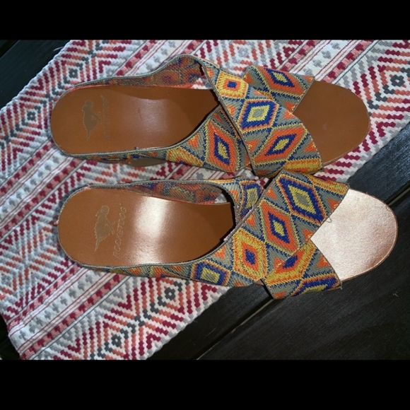 Rocket dog Aztec wedge slides sz8.5 - Picture 2 of 7